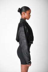 NOIR LUXE BOMBER